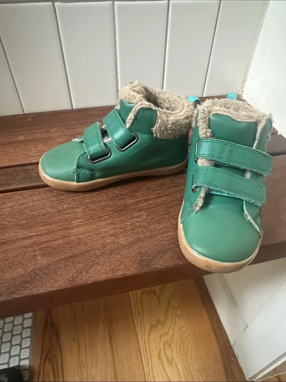 Ten Little faux fur-lined “furry” boots, size 11, VGUC!